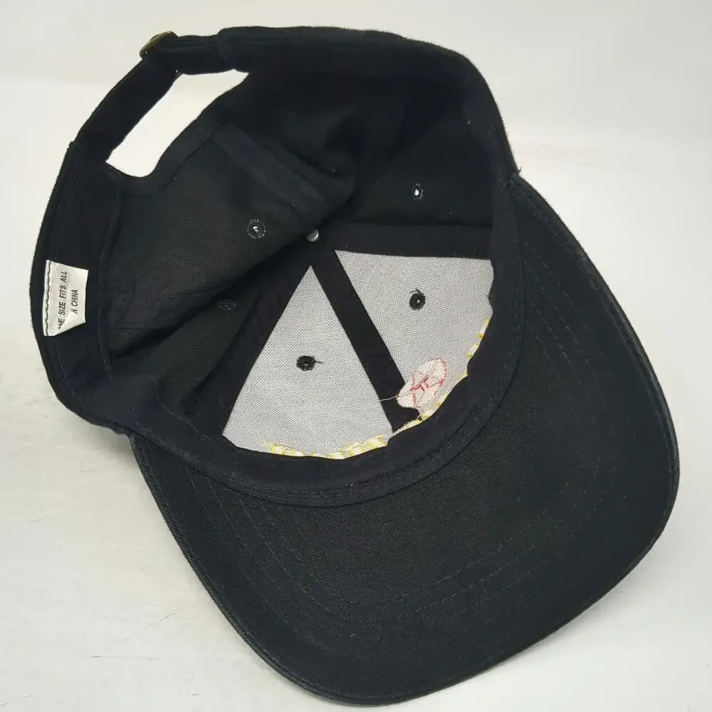 Havoline Black Baseball Cap One Size Embroidered Logo Motor Oil Gas Racing Hat